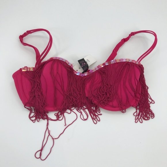 La Senza Flapper Syle Fringed Bra 34B *NWT* - Picture 6 of 6